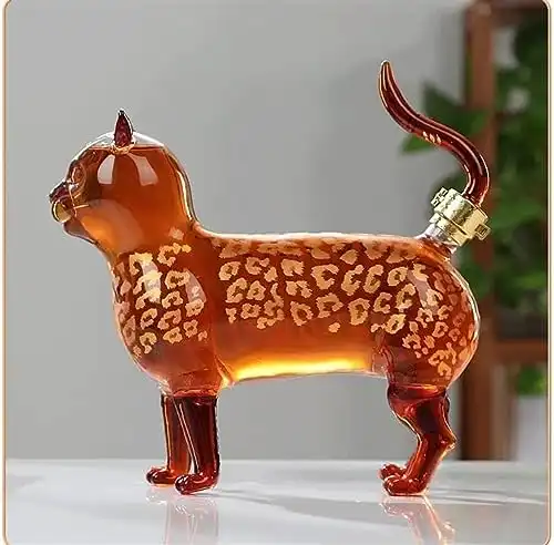 Zodiac Cat - Whiskey & Wine Decanter Borosilicate Glass